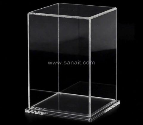 Vitrine carrée transparente sur mesure