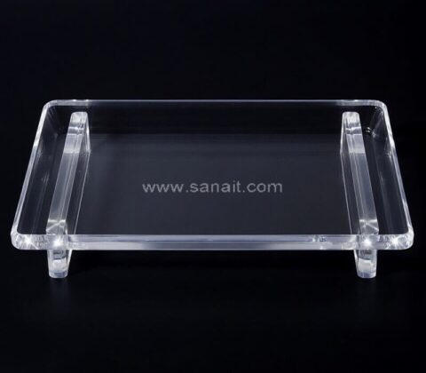 Custom Clear Acrylic Rectangular Soap Dish Tray