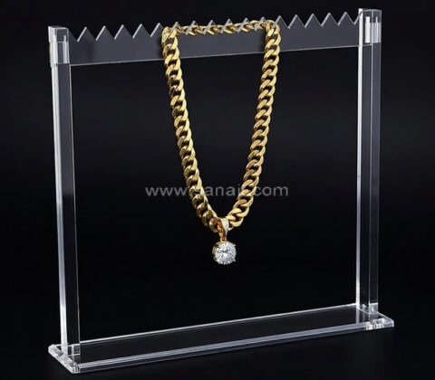 Custom Acrylic Jewelry Necklace Display Stand