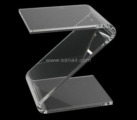 Clear Acrylic Z-Shape End Table Wholesale