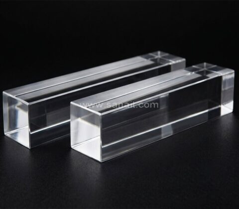 Custom Clear Acrylic Rectangle Blocks