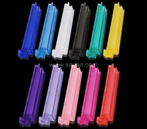 Lot de poussoirs et de supports en plastique colorés pour mah-jong