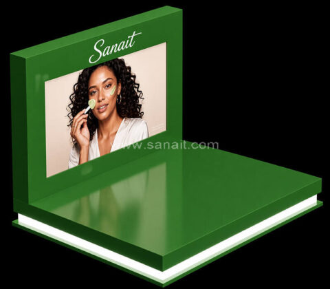 Présentoir de vente au détail sur mesure avec éclairage LED