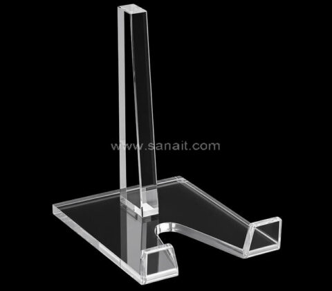 Custom Clear Acrylic Display Stand for Books Plates