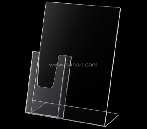 Custom Transparent Acrylic Desk Sign Holder